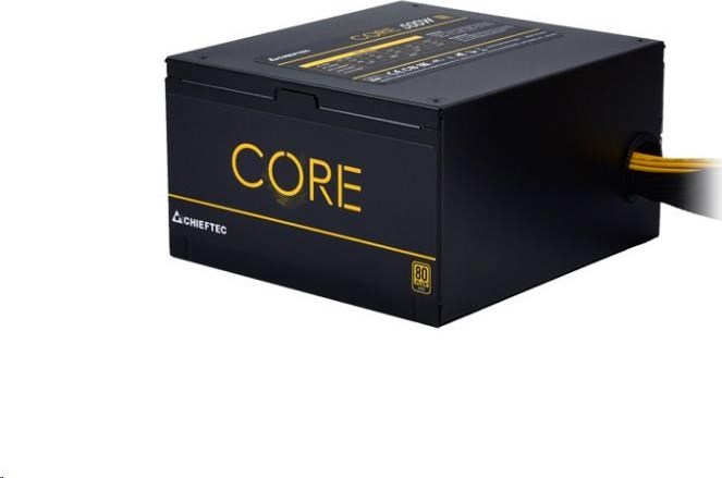 CHIEFTEC zdroj Core Series BBS-600S, 600W, 120mm fan, 80+ Gold