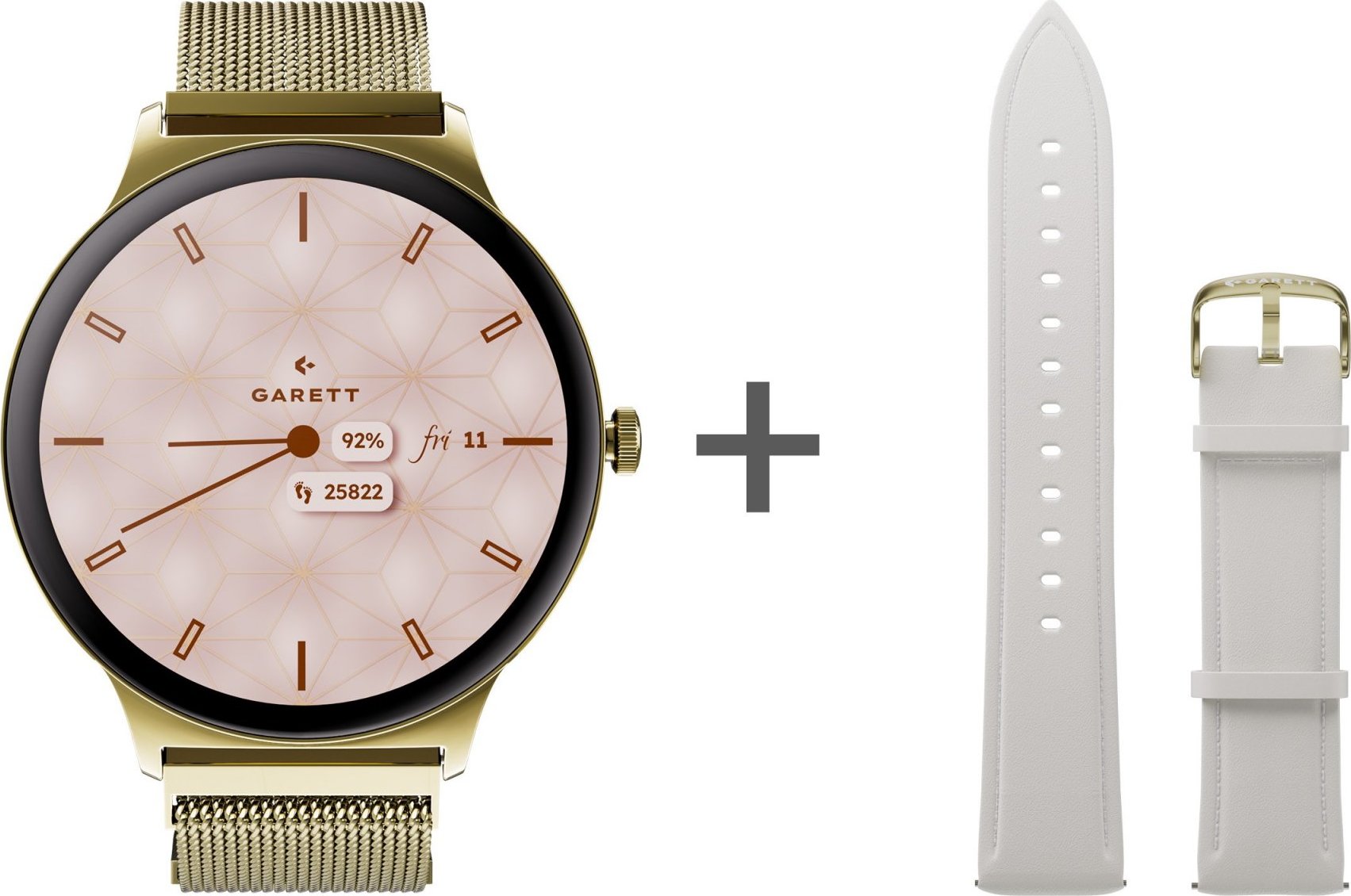 Garett Smartwatch Verona 2 zlatá MESH steel
