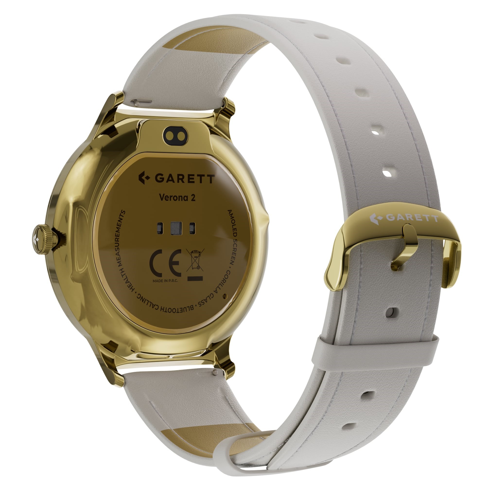 Garett Smartwatch Verona 2 zlatá MESH steel