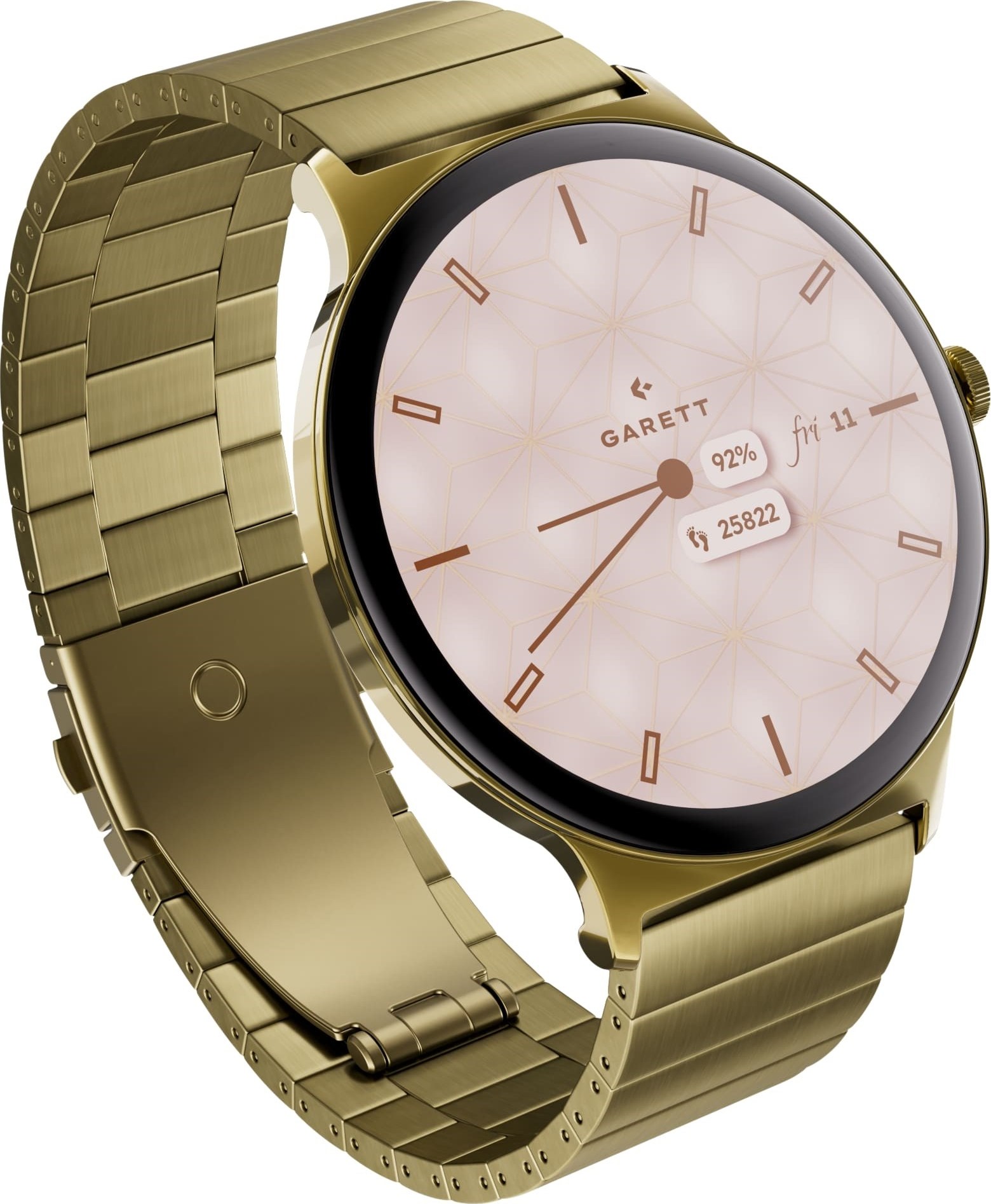 Garett Smartwatch Verona 2 zlatá SOLID steel
