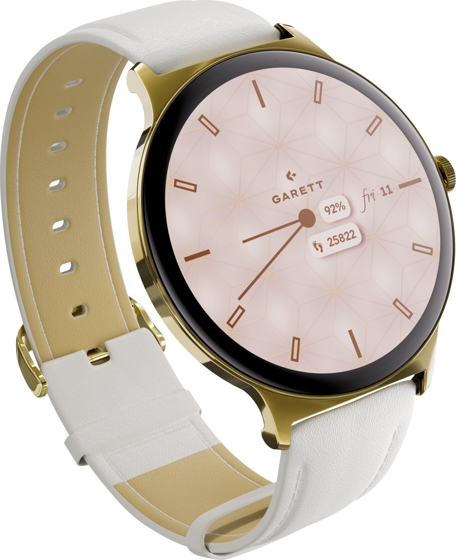 Garett Smartwatch Verona 2 zlatá SOLID steel