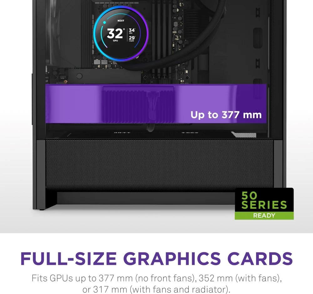NZXT skříň H3 Flow / microATX / 1x120mm / USB / USB-C / černá