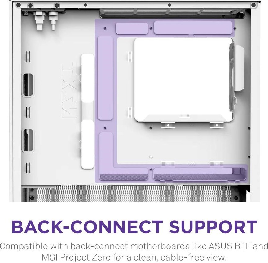 NZXT skříň H3 Flow / microATX / 1x120mm / USB / USB-C / bílá