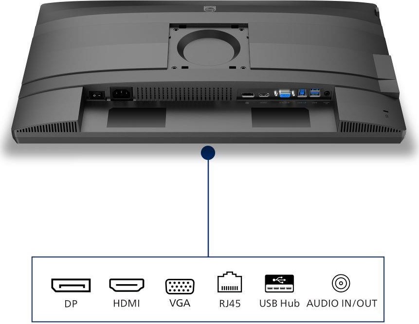 Philips MT 23,8" 24B2N4200 - 1920x1080,IPS,120Hz,D-Sub,HDMI,DP,USBhub,Repro,Pivot