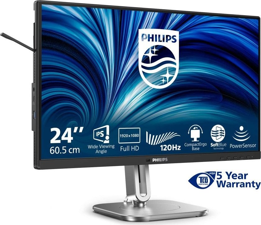 Philips MT 23,8" 24B2N4200 - 1920x1080,IPS,120Hz,D-Sub,HDMI,DP,USBhub,Repro,Pivot
