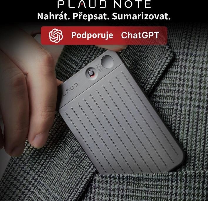 PLAUD NOTE Navy Blue - AI záznamník