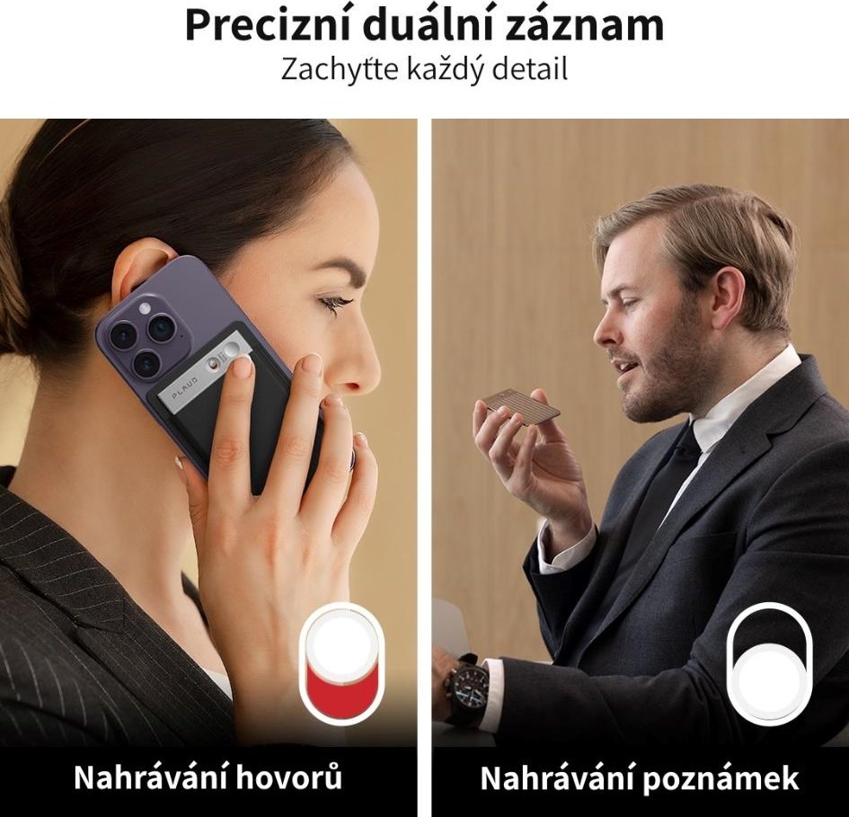 PLAUD NOTE Navy Blue - AI záznamník