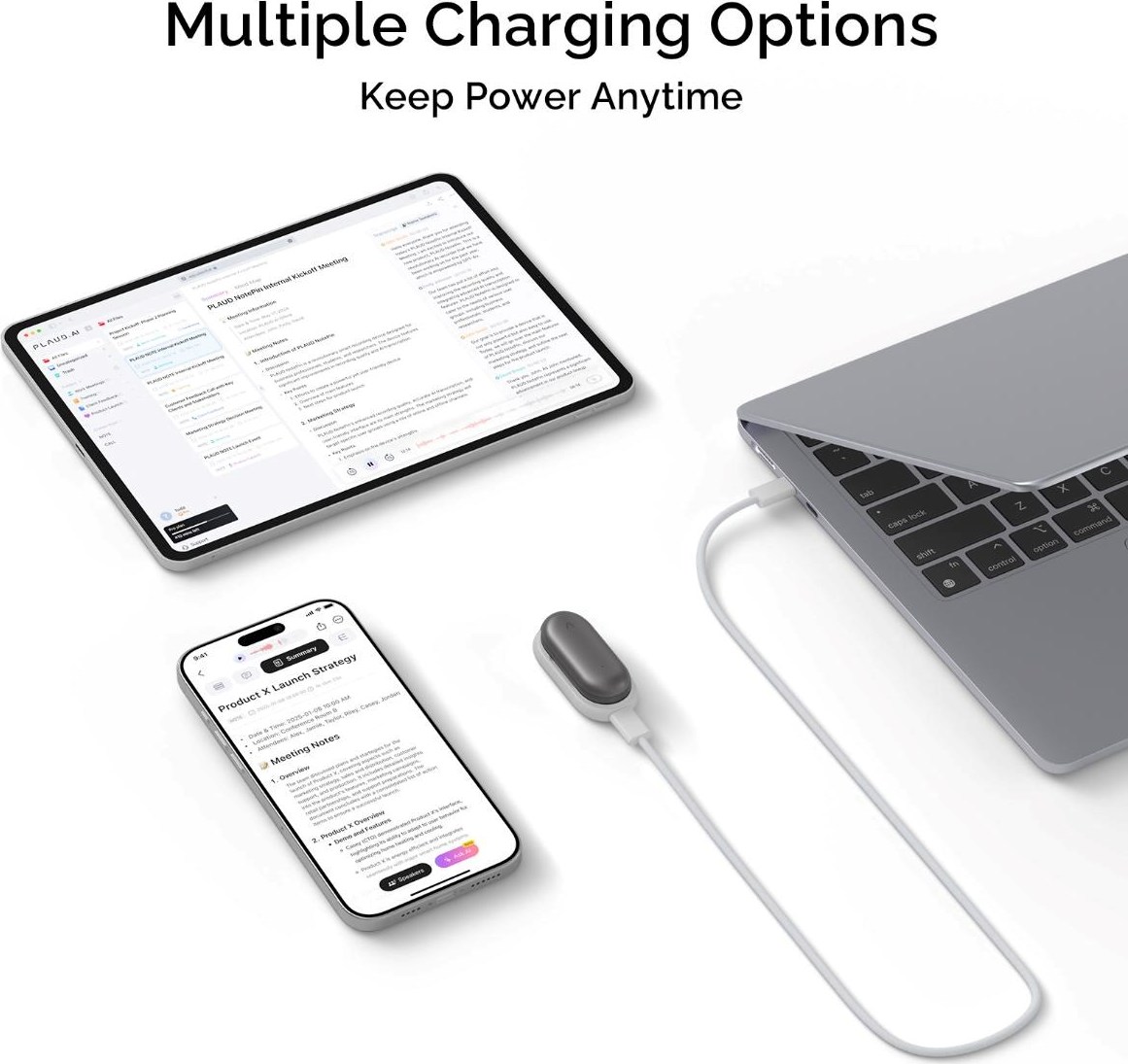 PLAUD Note Pin Charging Kit - Nabíjecí sada