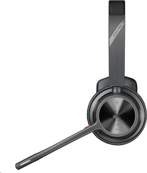 HP Inc. Poly Voyager 4310 MS Teams bezdrátová náhlavní souprava, BT700 USB-C adaptér, mono, nabíjecí stojánek