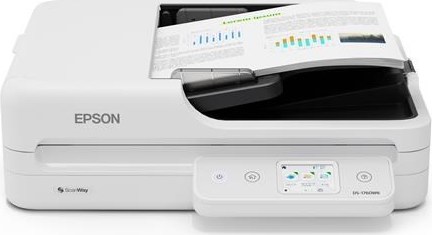 EPSON skener WorkForce DS-1760WN, A4, 1200x1200dpi, USB, DUPLEX, Wi-Fi, Záruka 3 let po registraci