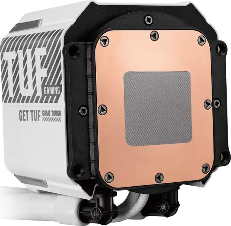 ASUS vodní chladič CPU AIO TUF GAMING LC III 360 ARGB LCD White, 3x120mm, LGA1851, AM5
