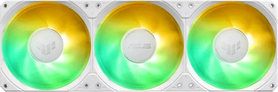ASUS vodní chladič CPU AIO TUF GAMING LC III 360 ARGB LCD White, 3x120mm, LGA1851, AM5