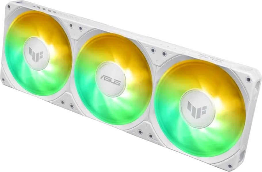 ASUS vodní chladič CPU AIO TUF GAMING LC III 360 ARGB LCD White, 3x120mm, LGA1851, AM5