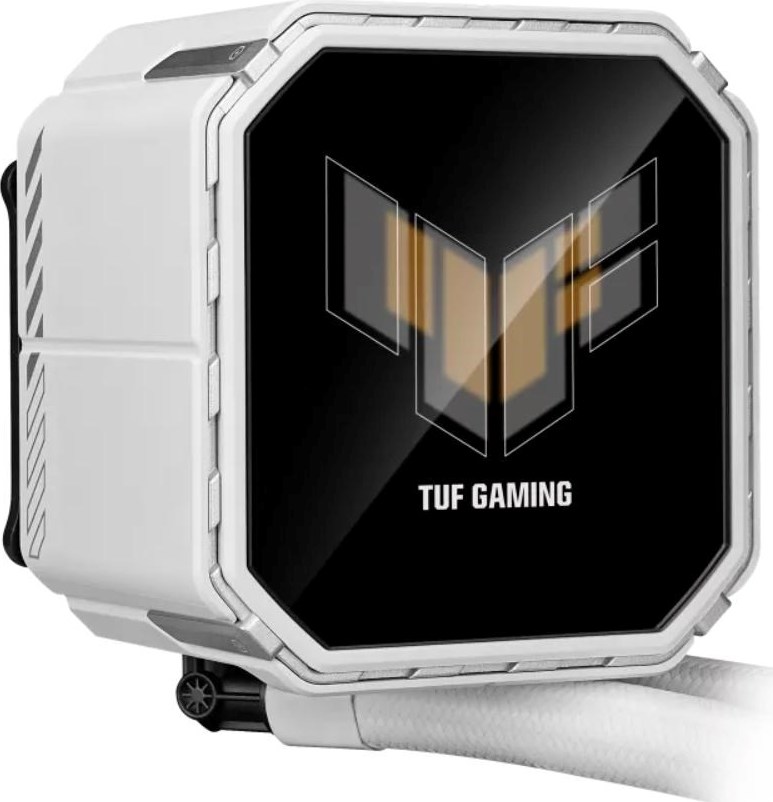 ASUS vodní chladič CPU AIO TUF GAMING LC III 360 ARGB LCD White, 3x120mm, LGA1851, AM5