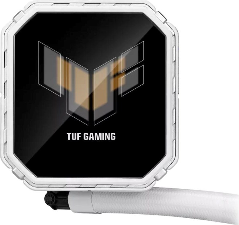 ASUS vodní chladič CPU AIO TUF GAMING LC III 360 ARGB LCD White, 3x120mm, LGA1851, AM5