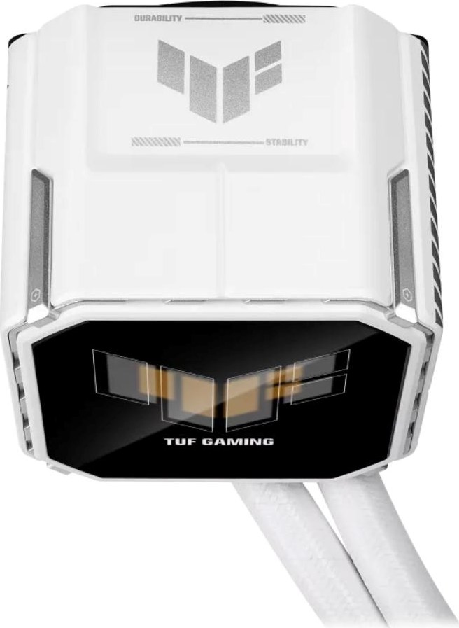 ASUS vodní chladič CPU AIO TUF GAMING LC III 360 ARGB LCD White, 3x120mm, LGA1851, AM5