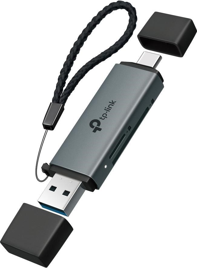 TP-Link UA430D čtečka karet (1xUSB-C3.2Gen1,1xUSB-A3.2Gen1,1xmicroSD,1xSD)