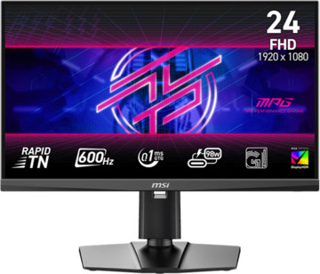 MSI LCD MPG 242R X60N, 24,1" FHD, 600Hz, 0,1ms, USB, DP, HDMI, VESA, Audio, Black
