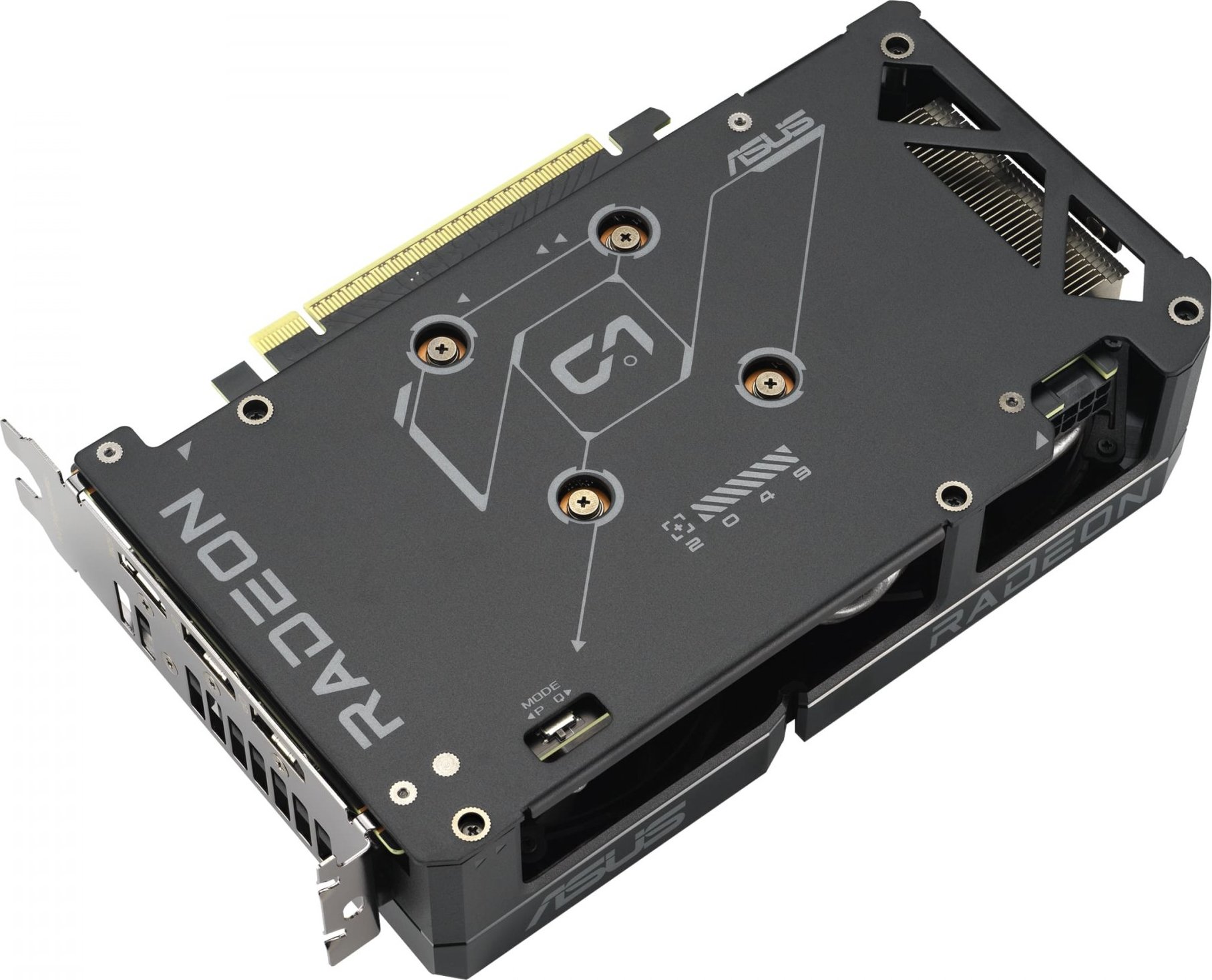 ASUS VGA AMD Radeon RX 9060 XT DUAL 16GB, RX 9060 XT, 16GB GDDR6, 2xDP, 1xHDMI
