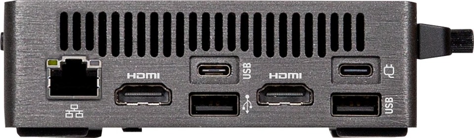 Gigabyte BRIX/GB-BRU7-255H/Mini/U7-255H/bez RAM/Intel int/bez OS/3R