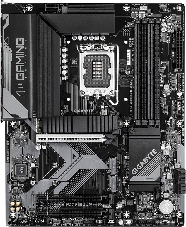 GIGABYTE MB Sc LGA1700 B760 GAMING X GEN5, Intel B760, 4xDDR5, 1xDP, 1xHDMI