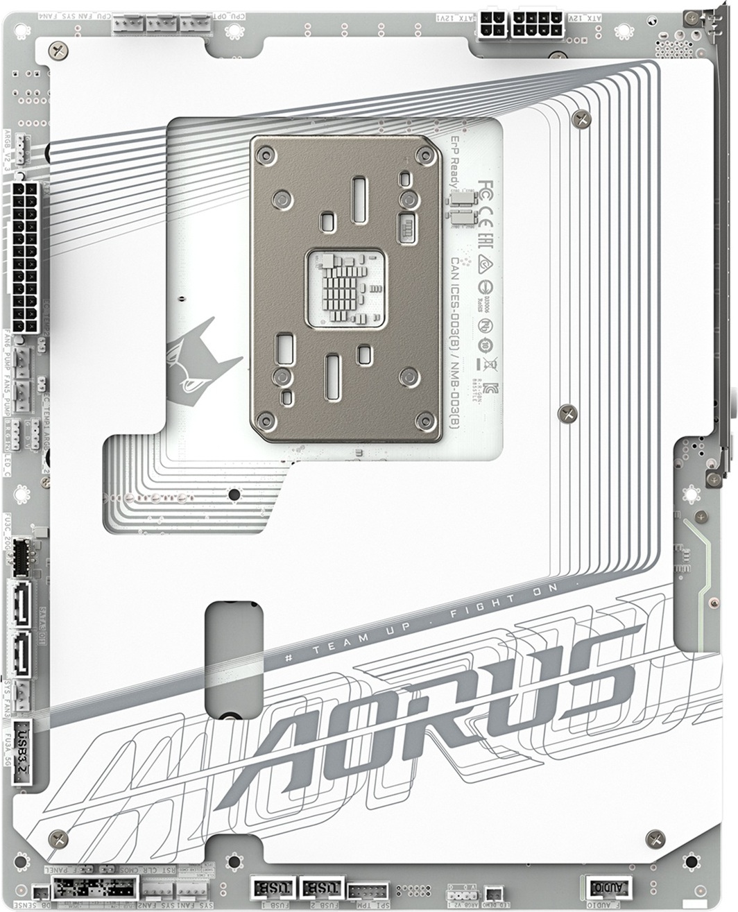 GIGABYTE MB Sc AM5 B850 AORUS STEALTH ICE, AMD B850, 4xDDR5, 1xHDMI