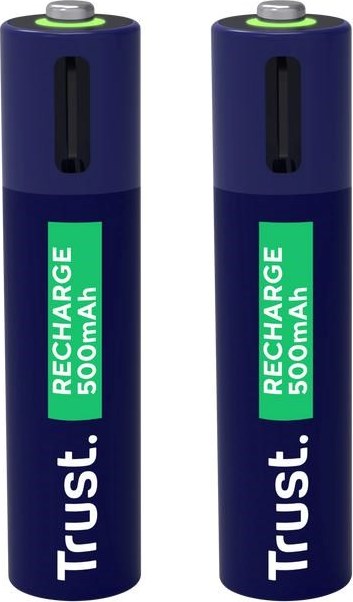 TRUST Nabíjecí baterie AAA, USB-C, 2ks
