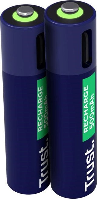 TRUST Nabíjecí baterie AAA, USB-C, 2ks