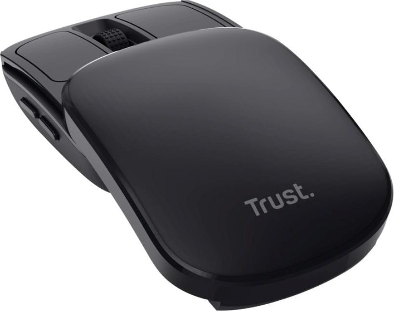 TRUST Myš Zylo, Skládací, Bezdrátová 2.4GHz, černá