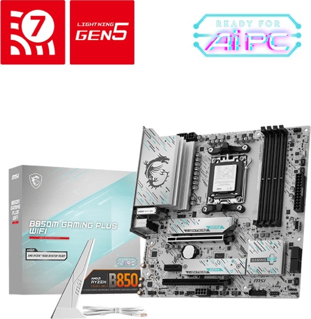 MSI B850M GAMING PLUS WIFI/AM5/mATX