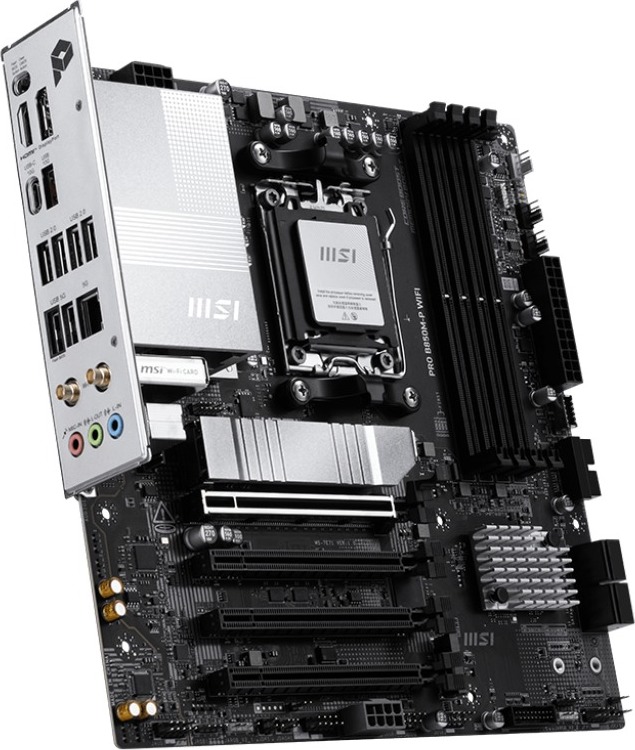 MSI MB Sc AM5 PRO B850M-P WIFI, AMD B850, 4xDDR5, 1xDP, 1xHDMI, mATX