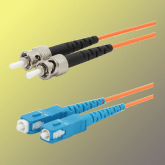 OEM Optický patchkabel duplexní, ST-SC 9/125um SM, 2m, OS2