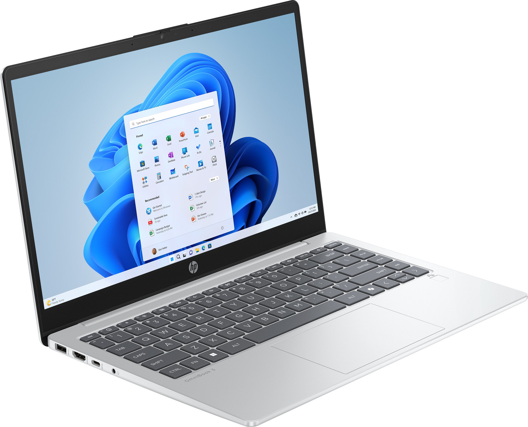 HP Inc. NTB HP OmniBook 3 NG AI PC 14-ha0002nc, Ryzen AI 7 350, 14"FHD, 24GB 7500 LPDDR5X on-board, SSD 1TB, Win11