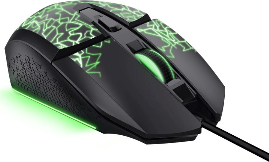 TRUST Myš GXT 113 Felox, Drátová USB, RGB, černá