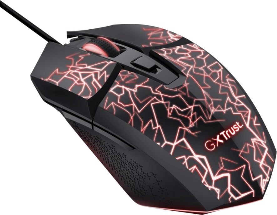 TRUST Myš GXT 113 Felox, Drátová USB, RGB, černá