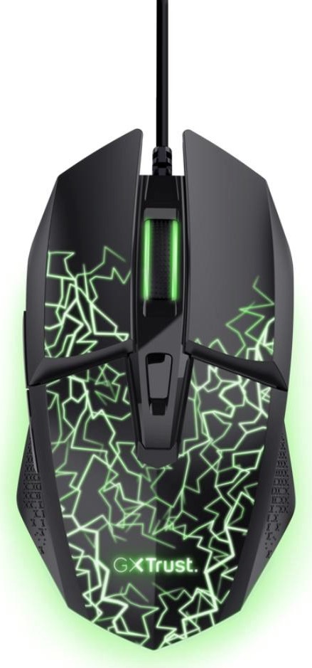 TRUST Myš GXT 113 Felox, Drátová USB, RGB, černá