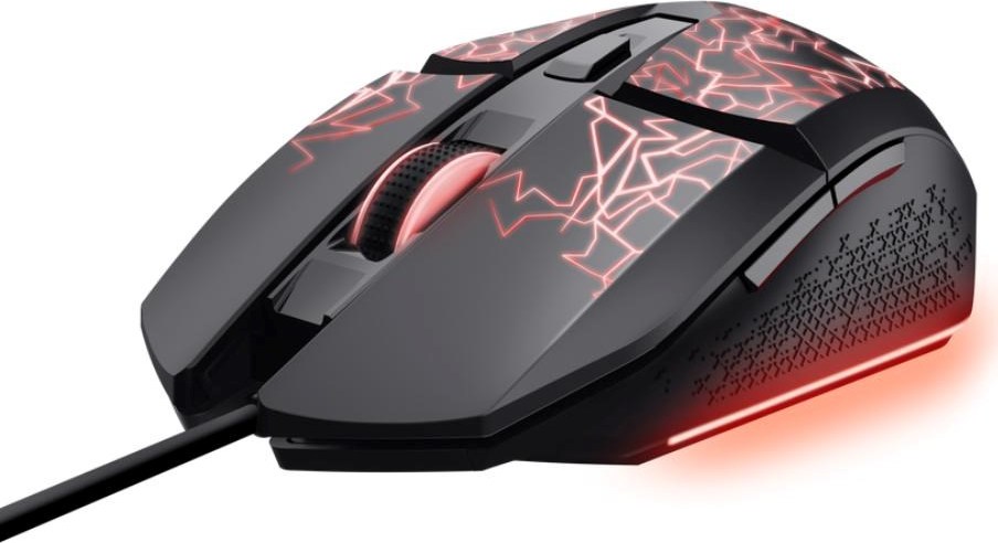 TRUST Myš GXT 113 Felox, Drátová USB, RGB, černá