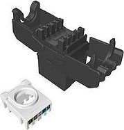 Solarix Samořezný keystone CAT6 UTP SXKJ-6-UTP-RAL-SA, RAL FIT moduly, SECURE CAP, Component Level a 4PPoE certifikace