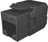 Solarix Samořezný keystone CAT6 UTP SXKJ-6-UTP-RAL-SA, RAL FIT moduly, SECURE CAP, Component Level a 4PPoE certifikace