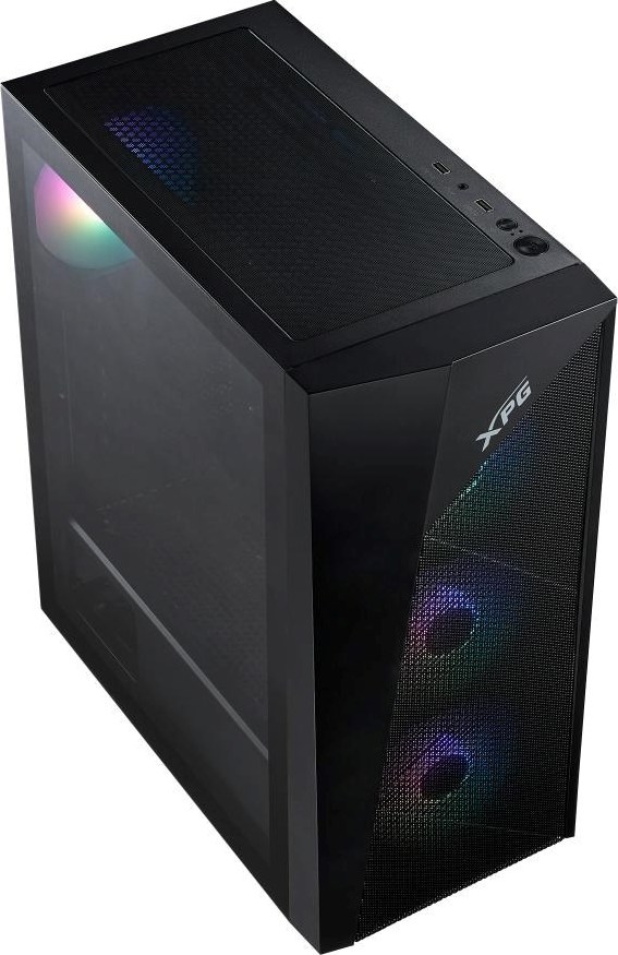 ADATA XPG case LANDER 500 Mid-Tower, bez zdroje, 4x 120mm ARGB Fan, Černá