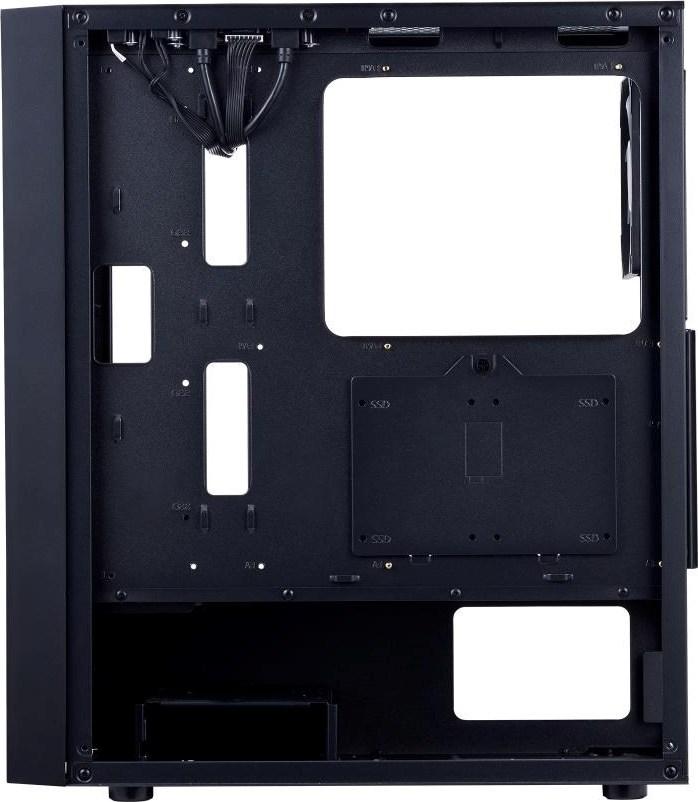 ADATA XPG case LANDER 500 Mid-Tower, bez zdroje, 4x 120mm ARGB Fan, Černá