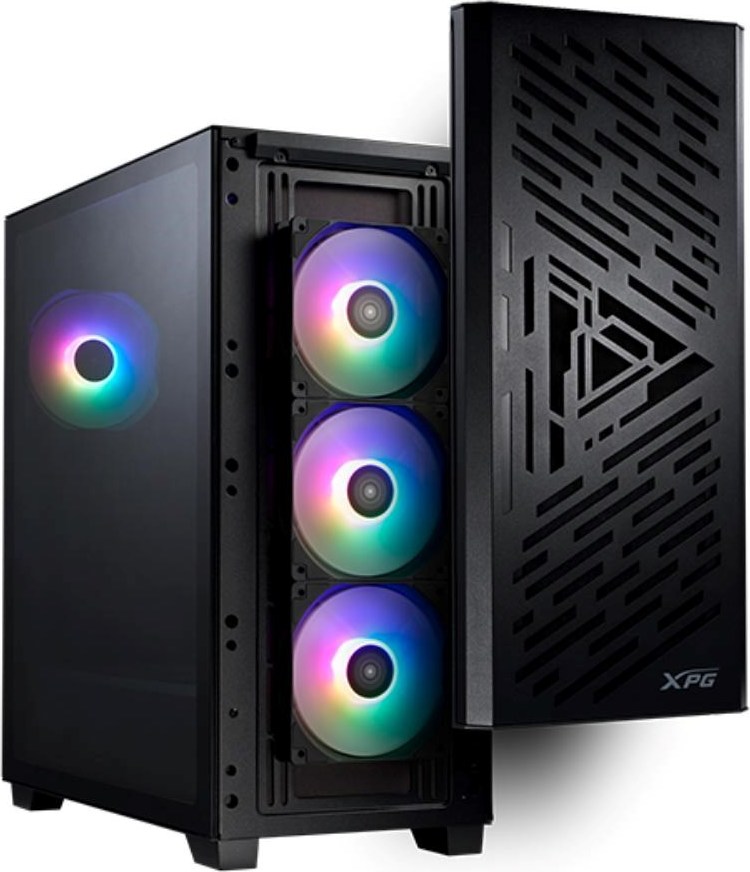 ADATA XPG case LANDER 501 Mid-Tower, bez zdroje, 4x 120mm ARGB Fan, Černá