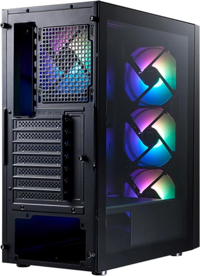 ADATA XPG case LANDER 501 Mid-Tower, bez zdroje, 4x 120mm ARGB Fan, Černá