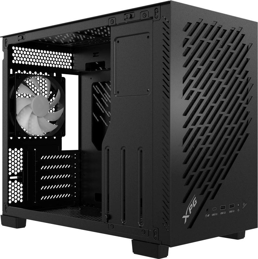 ADATA XPG case VALOR AIR NANO Mini-Tower, bez zdroje, 1x 120mm ARGB Fan, Černá