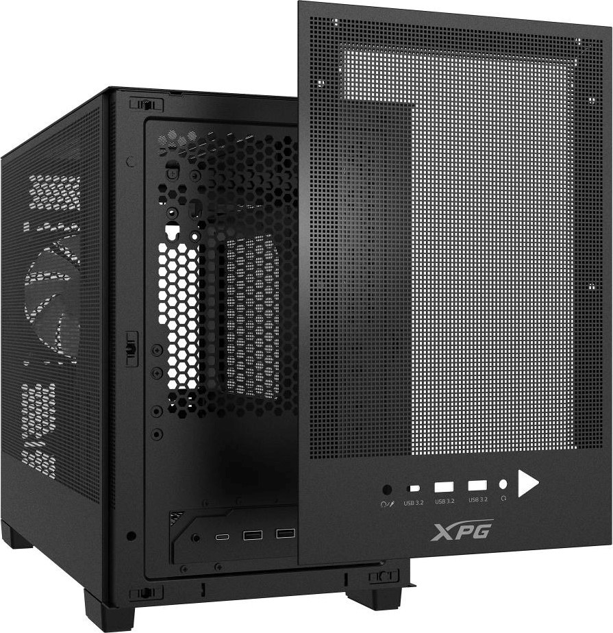 ADATA XPG case VALOR MESH NANO Mini-Tower, bez zdroje, 1x 120mm ARGB Fan, Černá