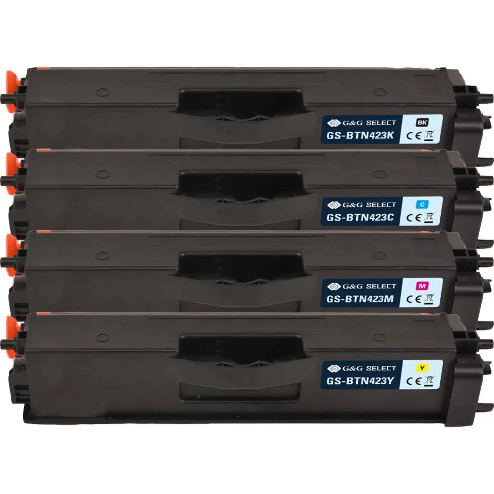 G&G orig. Kompatibilný toner G&G Select TN-423 CMYK 4-balenie pre Brother na 6500 strán BK a 4000 CMY