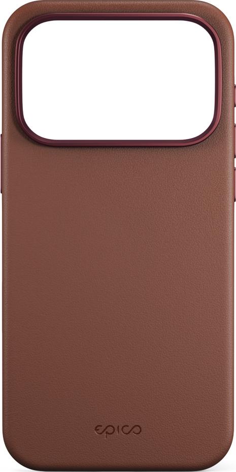 Epico Leather Mag+ Case iPhone 17 Pro - hnědá