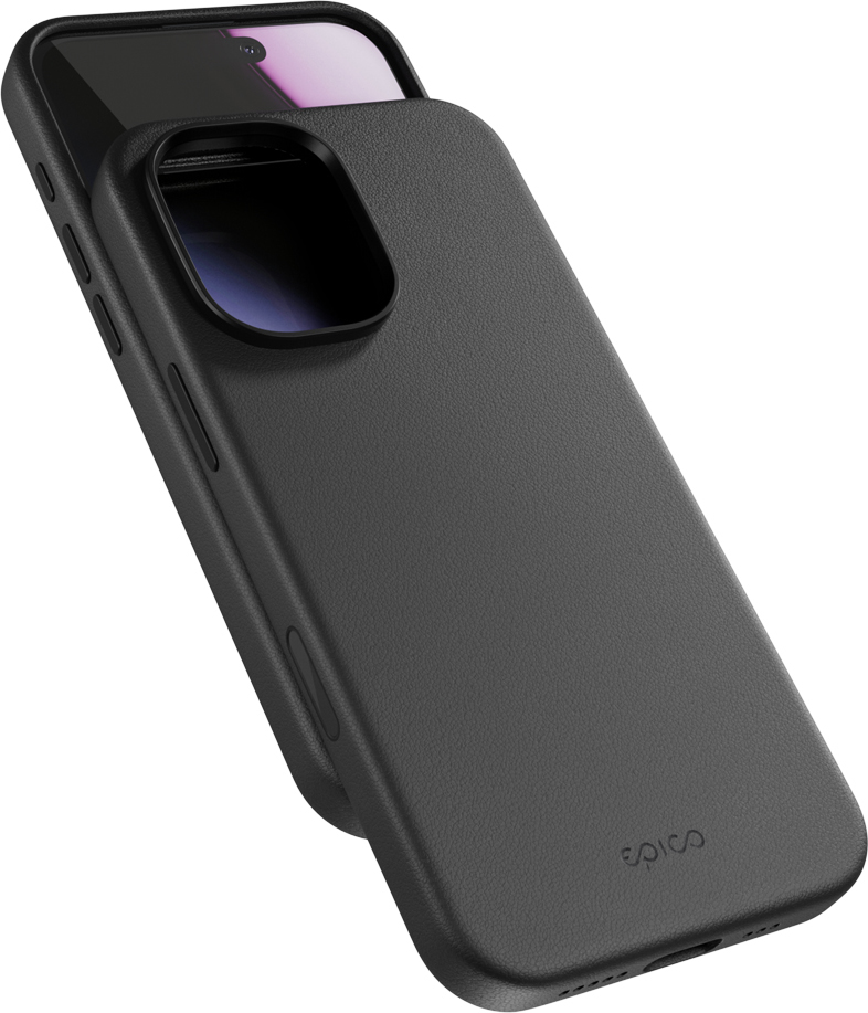 Epico Leather Mag+ Case iPhone 17 - černá