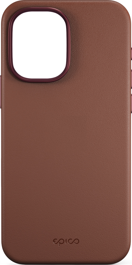 Epico Leather Mag+ Case iPhone 17 - hnědá