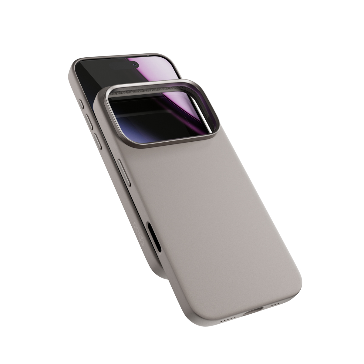 Epico Silicone Mag+ Case iPhone 17 Pro - titanová